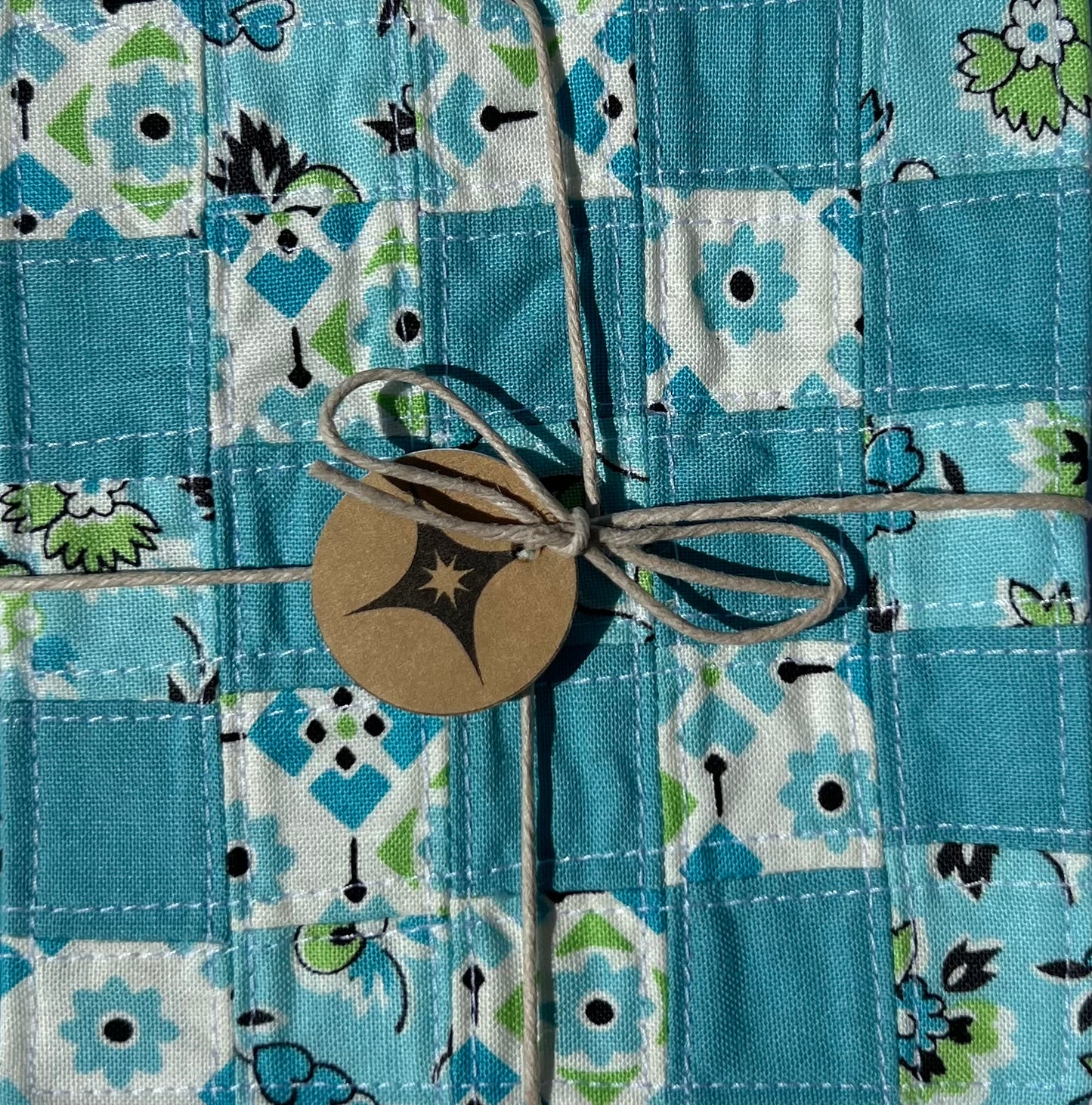 Teal & Green Coaster Set