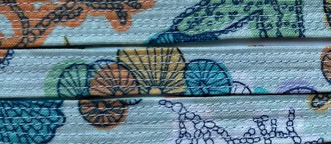 Seashell Fabric Bracelet